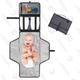 Public restrooms are full of germs, but the Crystal Baby Smile Portable Changing Pad gives you a clean(ish) place to change your baby wherever you might be. It also holds all of your essentials, like extra diapers, toys, and creams.
